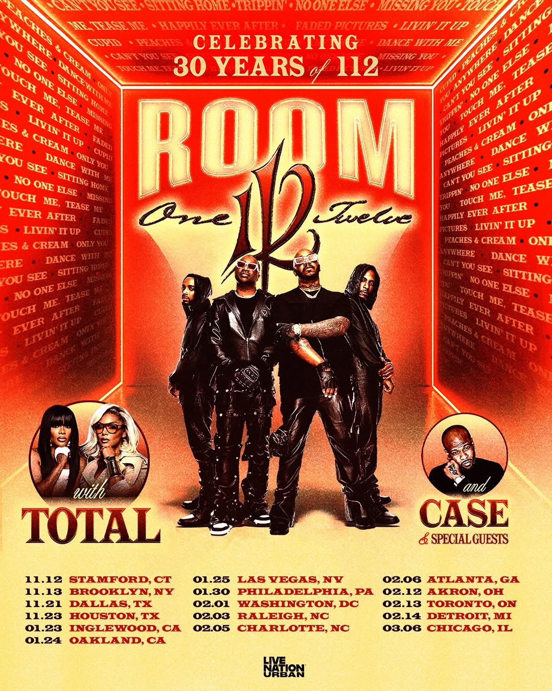 Case Room 112 Tour Poster 2026